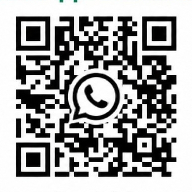 WhatsApp announcements QR code from the MAS Huguenot flyer